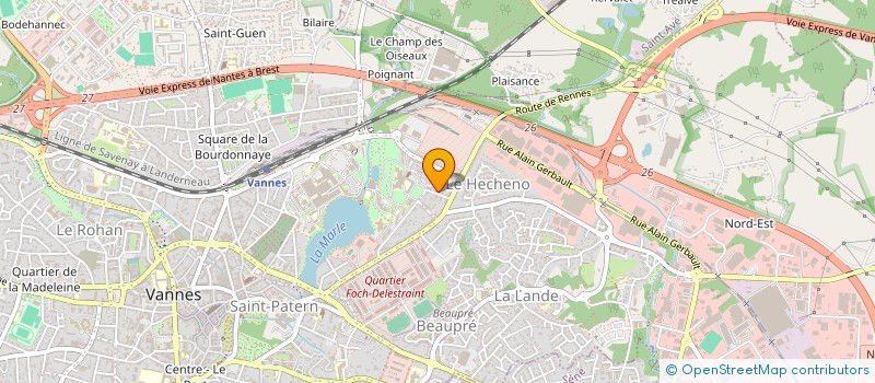 localisation de l'entreprise MONSIEUR BEKIR BASBUG à VANNES