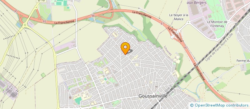 localisation de l'entreprise MONSIEUR BEKIR BOZ  GOUSSAINVILLE