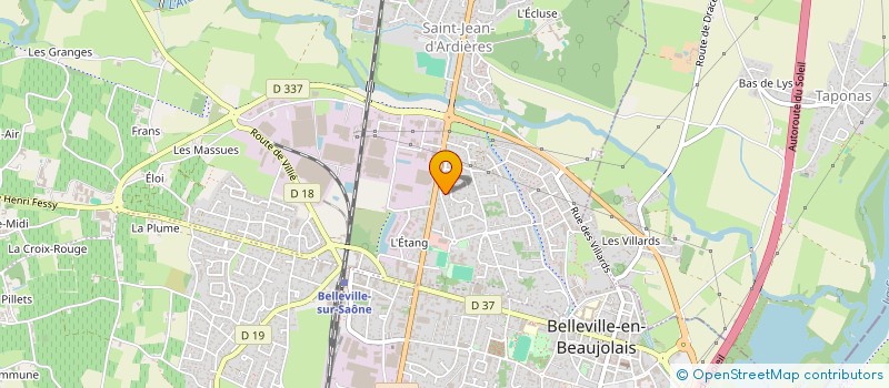 localisation de l'entreprise MONSIEUR BEKIR DUYGU  BELLEVILLE-EN-BEAUJOLAIS