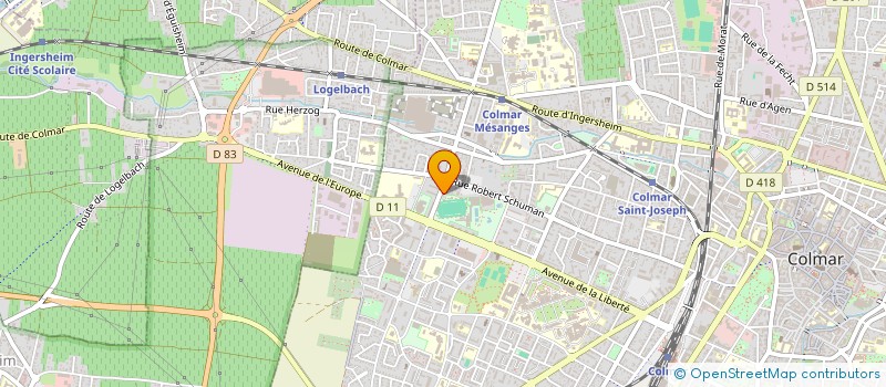 localisation de l'entreprise MONSIEUR BEKIR KARADAVUT  COLMAR