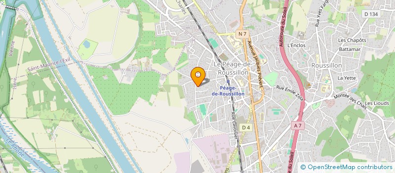 localisation de l'entreprise MONSIEUR BEKIR KIZILTEPE  LE PEAGE-DE-ROUSSILLON