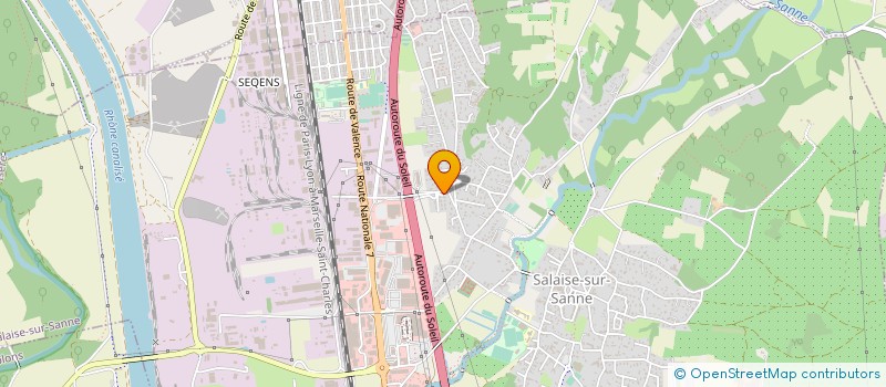 localisation de l'entreprise MONSIEUR BEKIR SARICICEK  SALAISE-SUR-SANNE