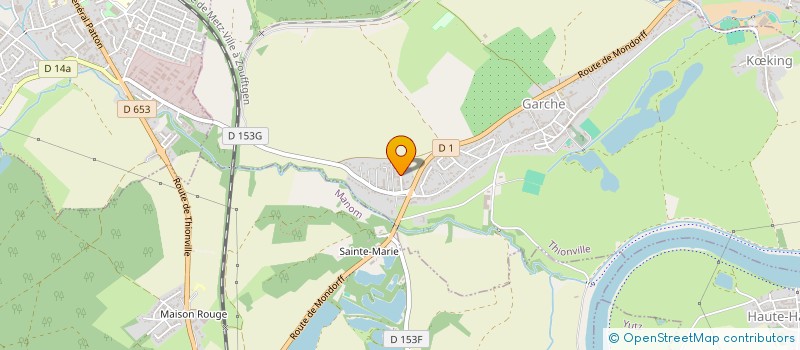 localisation de l'entreprise MONSIEUR BEKIR YILDIRIM  THIONVILLE