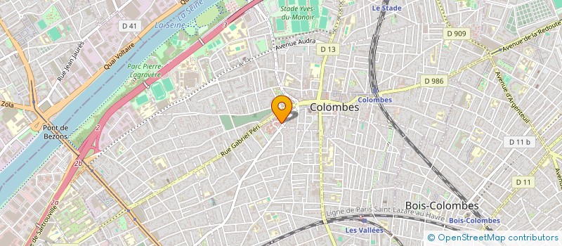 localisation de l'entreprise MONSIEUR BEKKHAN ADUEV  COLOMBES