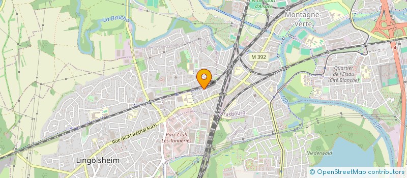 localisation de l'entreprise MONSIEUR BEKKHAN ELMOURZAEV  STRASBOURG