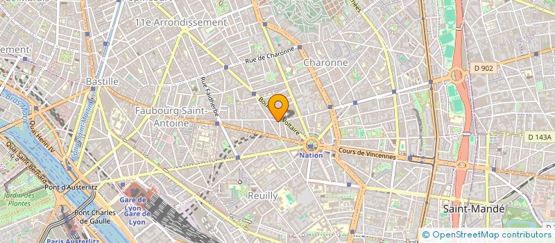 localisation de l'entreprise MONSIEUR BEKNADEL ABDELHAKEM KOURIDET  PARIS