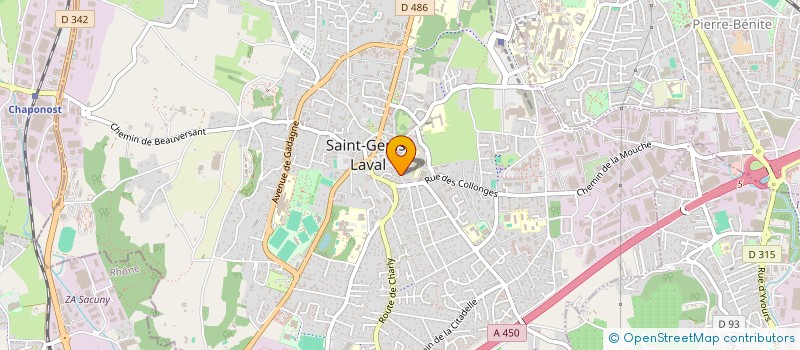 localisation de l'entreprise MONSIEUR BEL-CASSEIM HOUMADI  SAINT-GENIS-LAVAL