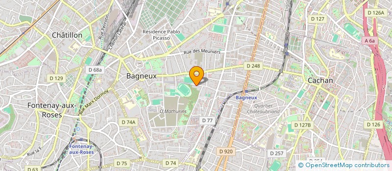 localisation de l'entreprise MONSIEUR BEL DRICI à BAGNEUX