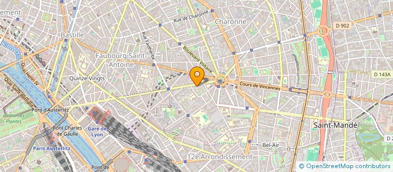 localisation de l'entreprise MONSIEUR BELA BALOGH  PARIS