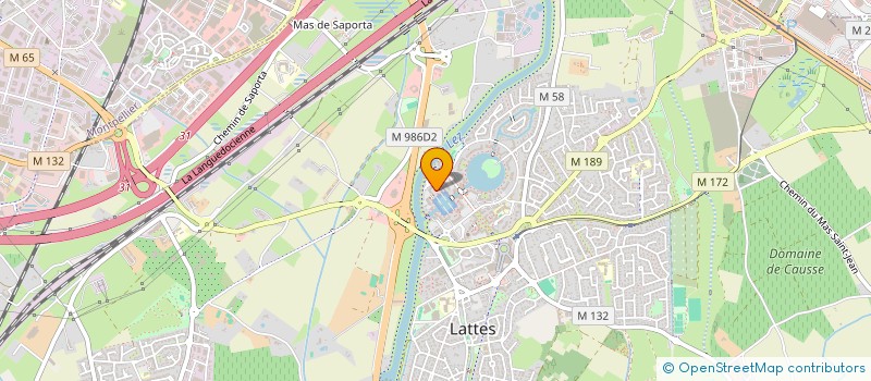 localisation de l'entreprise MONSIEUR BELABBES YAHIAOUI à LATTES