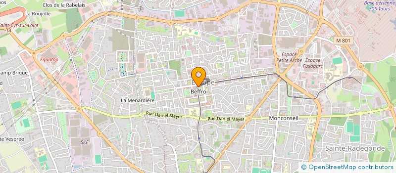 localisation de l'entreprise MONSIEUR BELACHEMI BOUHADJAR  TOURS