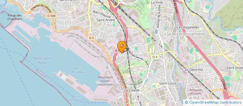 localisation de l'entreprise MONSIEUR BELAHOUEL DJALTI BENZIANE à MARSEILLE