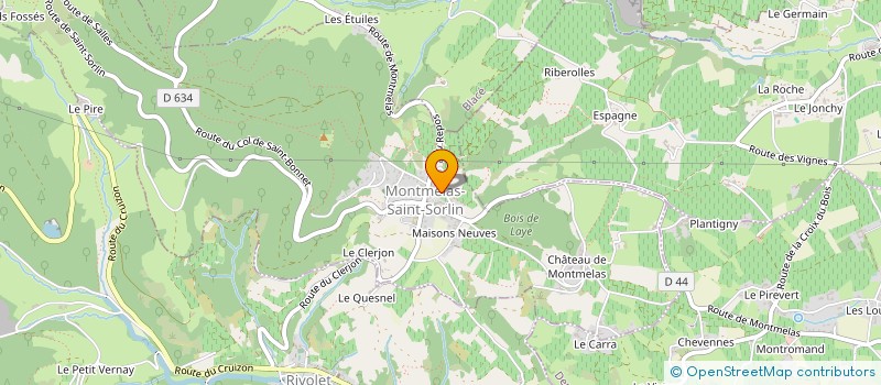 localisation de l'entreprise MONSIEUR BELAHOUEL KADDOUR DRIZI  MONTMELAS-SAINT-SORLIN