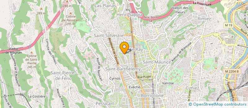 localisation de l'entreprise MONSIEUR BELAID AD'MAM à NICE