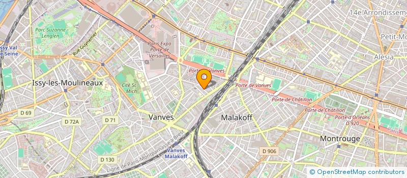 localisation de l'entreprise MONSIEUR BELAID AIT-BACHIR  VANVES