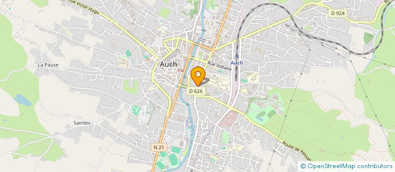 localisation de l'entreprise MONSIEUR BELAID BENZIANE  AUCH