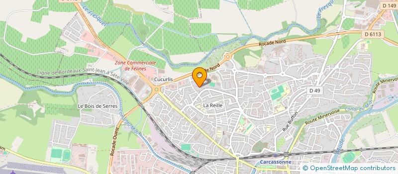 localisation de l'entreprise MONSIEUR BELAID BOULAAMAIL à CARCASSONNE