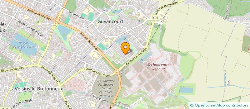 localisation de l'entreprise MONSIEUR BELAID BOUMEDINE  GUYANCOURT