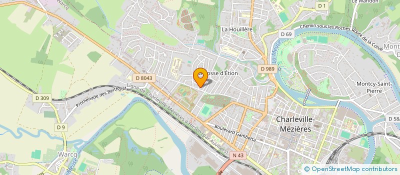 localisation de l'entreprise MONSIEUR BELAID ELGATEM à CHARLEVILLE-MEZIERES