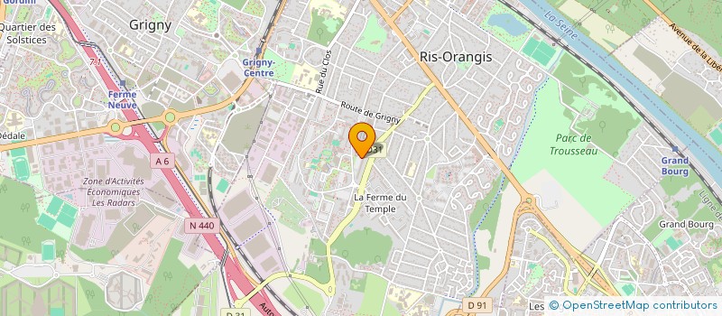 localisation de l'entreprise MONSIEUR BELAID GUECHARI à RIS-ORANGIS