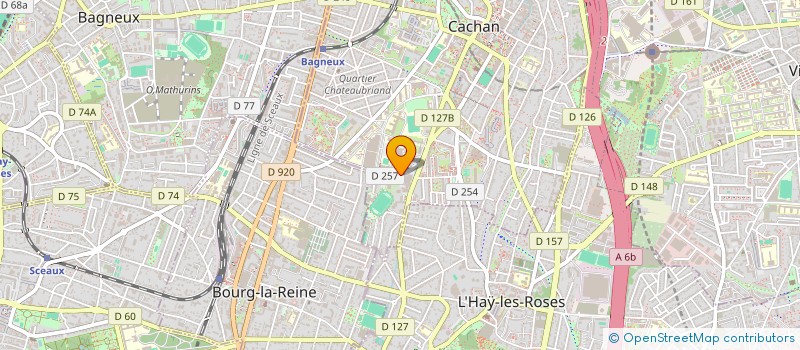 localisation de l'entreprise MONSIEUR BELAID GUESSAB  CACHAN