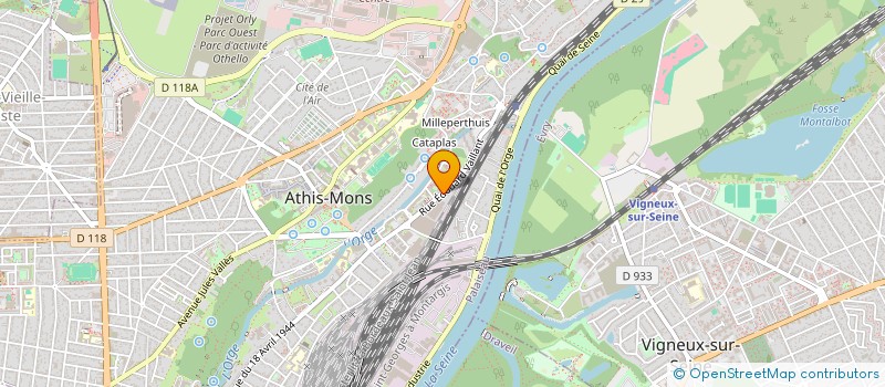 localisation de l'entreprise MONSIEUR BELAID HAROUN à ATHIS-MONS
