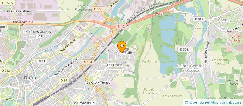 localisation de l'entreprise MONSIEUR BELAID HASSAINE à DREUX