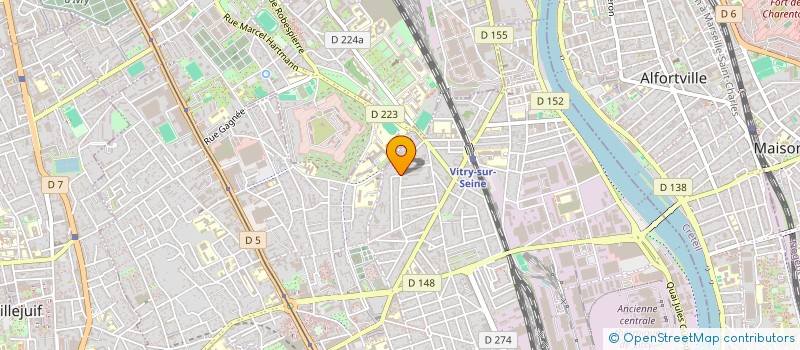 localisation de l'entreprise MONSIEUR BELAID KHIDER  VITRY-SUR-SEINE