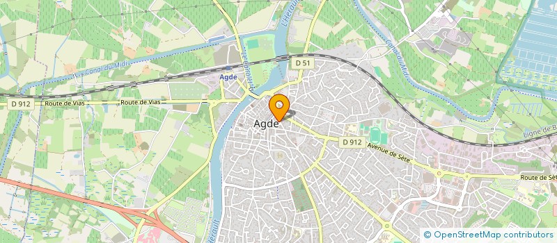 localisation de l'entreprise MONSIEUR BELAID LECHHAB  AGDE