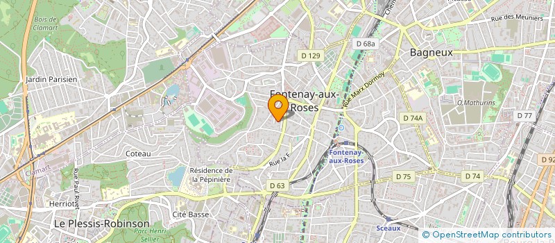 localisation de l'entreprise MONSIEUR BELAID LOUNISSI à FONTENAY-AUX-ROSES