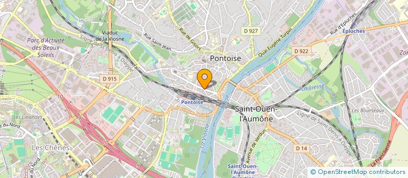 localisation de l'entreprise MONSIEUR BELAID MERABTI  PONTOISE