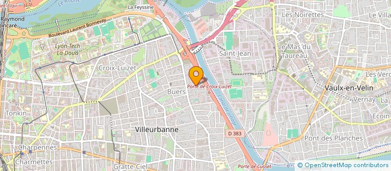 localisation de l'entreprise MONSIEUR BELAID MOHAND AMER à VILLEURBANNE