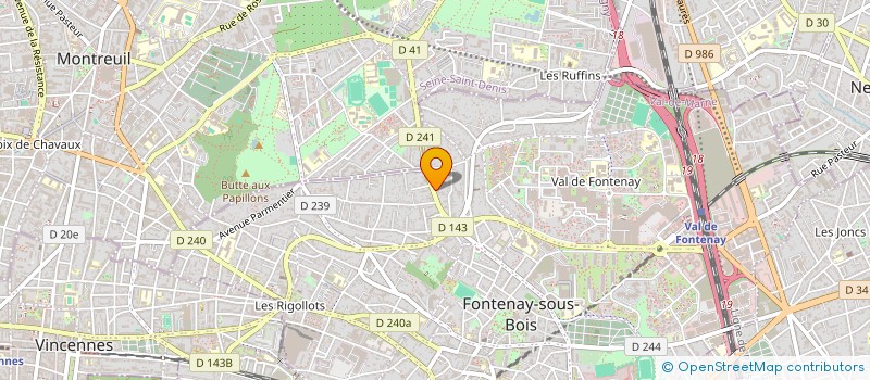 localisation de l'entreprise MONSIEUR BELAID MOHAND OUSSAID à FONTENAY-SOUS-BOIS
