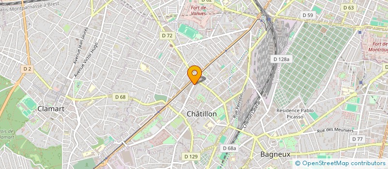 localisation de l'entreprise MONSIEUR BELAID NAJAH à CHATILLON