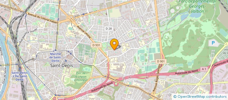 localisation de l'entreprise MONSIEUR BELAID OUARI à SAINT-DENIS