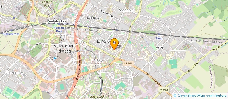 localisation de l'entreprise MONSIEUR BELAID RAZZOUK à VILLENEUVE-D'ASCQ