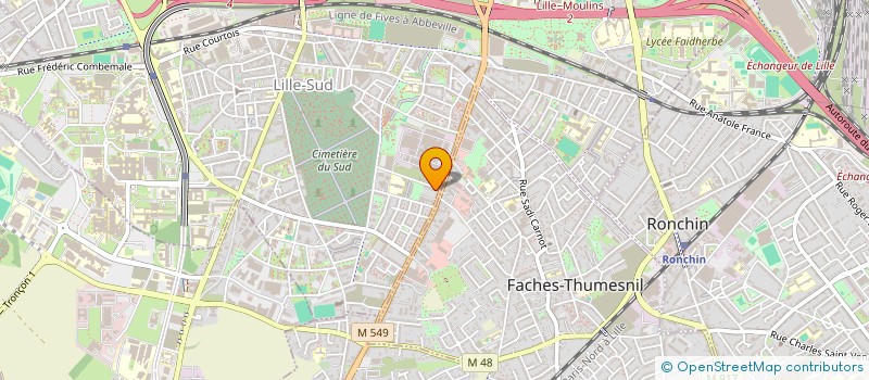 localisation de l'entreprise MONSIEUR BELAID ROUIBI  LILLE