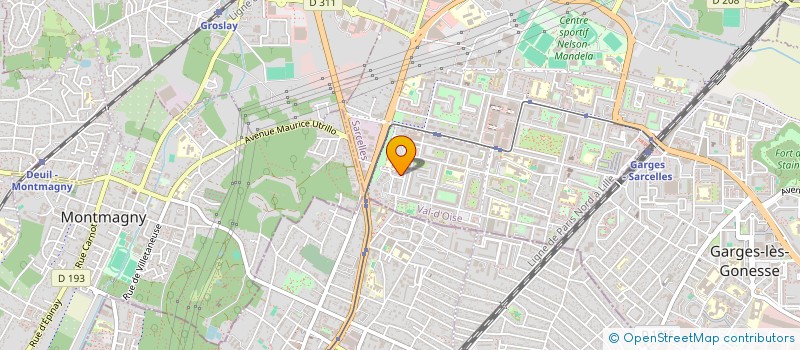 localisation de l'entreprise MONSIEUR BELAID SALEMKOUR  SARCELLES