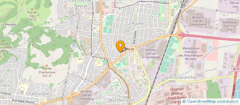 localisation de l'entreprise MONSIEUR BELAIDE CHEKROUN à CLERMONT-FERRAND