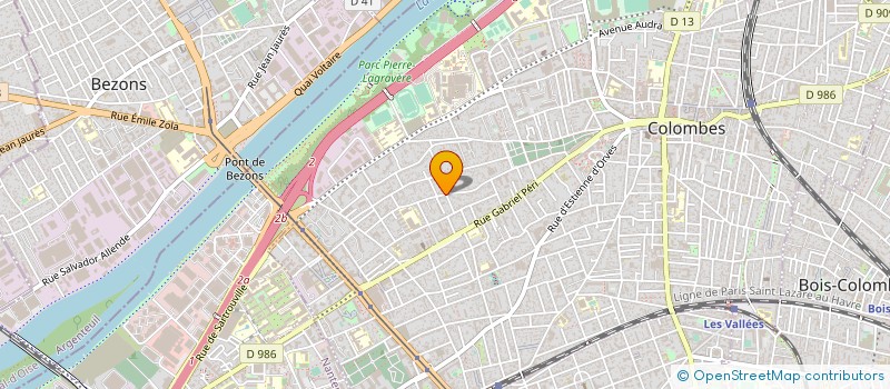 localisation de l'entreprise MONSIEUR BELAL ABDEL-MAGUID  COLOMBES