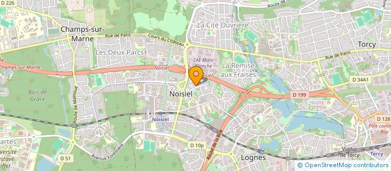 localisation de l'entreprise MONSIEUR BELAL BECHACHERIA  NOISIEL