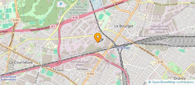 localisation de l'entreprise MONSIEUR BELAL HABIBI à LE BOURGET