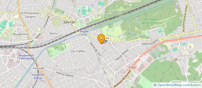 localisation de l'entreprise MONSIEUR BELAL MAZOUZ à SEVRAN