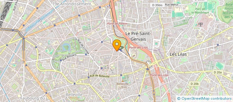 localisation de l'entreprise MONSIEUR BELANI MENDES CORREIA  PARIS