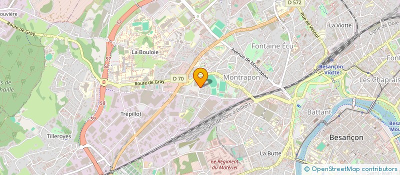 localisation de l'entreprise MONSIEUR BELARBIA KOSSEILA à BESANCON