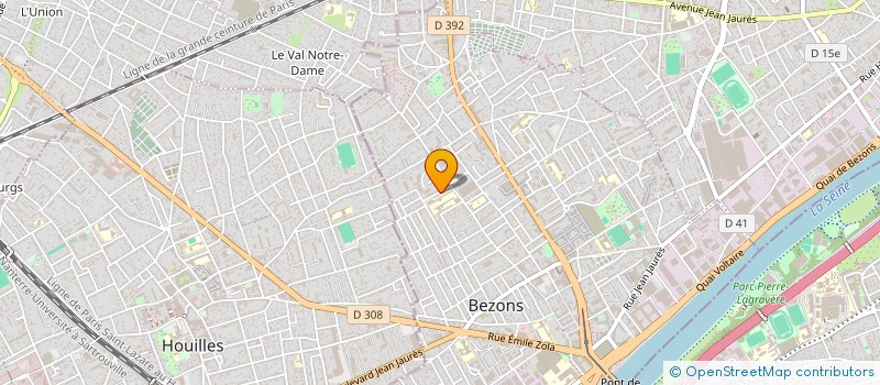 localisation de l'entreprise MONSIEUR BELARMINO CRISTOVAO à BEZONS