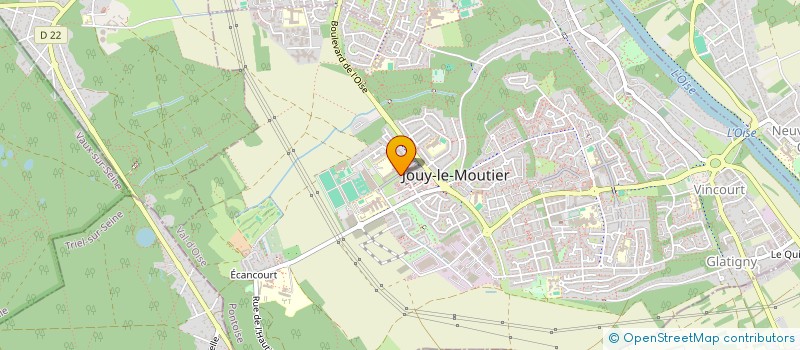 localisation de l'entreprise MONSIEUR BELETY-CLERF PASCALIN  JOUY-LE-MOUTIER