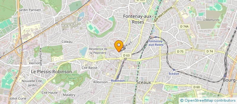 localisation de l'entreprise MONSIEUR BELGACEM AMARI à FONTENAY-AUX-ROSES