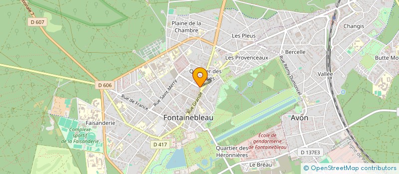 localisation de l'entreprise MONSIEUR BELGACEM AOUN  FONTAINEBLEAU