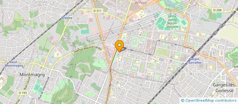 localisation de l'entreprise MONSIEUR BELGACEM BAABOURA  SARCELLES